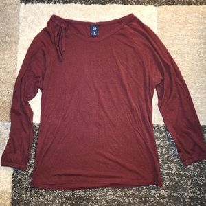 Gap maroon top, XL